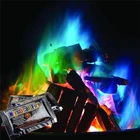 1015 25 г Мистический Огонь трюки цветное пламя костра пакетики камин костра патио игрушка профессиональная Иллюзия пиротехника TSLM1