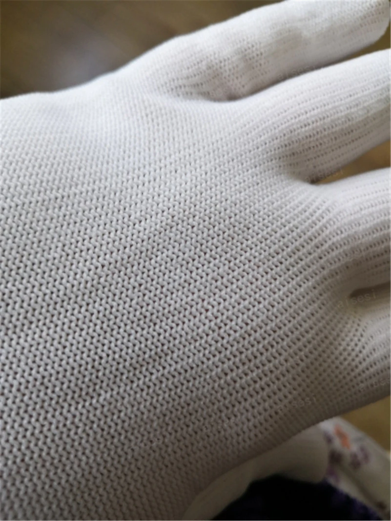 Перчатки садовые тонкие хлопковые 2 пары нейлоновые для работы в саду и