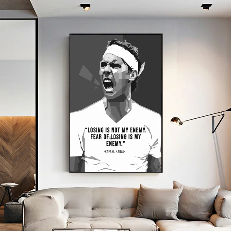 Рафаэль Надаль плакат Холст Картина Настенная картина для гостиной домашний