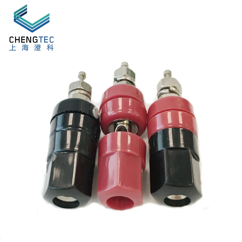 

High-quality insulated copper terminal block metal banana 4mm terminal block copper test terminal block red