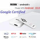 MECOOL KM2 ТВ коробка Netflix 4K Google Сертифицированный Amlogic S905X2 2 Гб DDR4 8 Гб Prime видео HDR10 Widevine L1 BT4.2 2,4G 5G двухъядерный процессор Wi-Fi