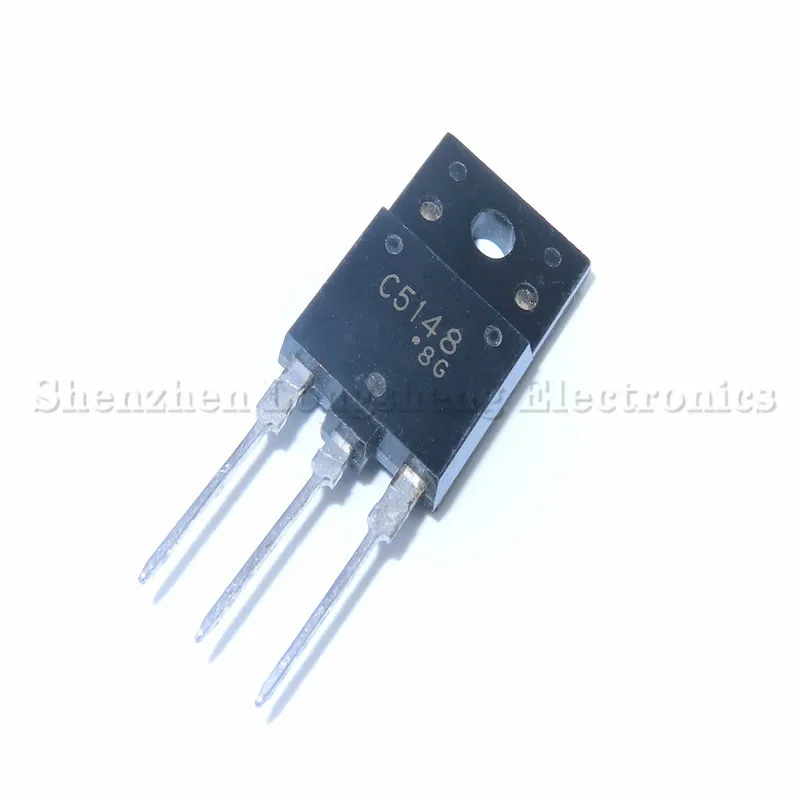 

5PCS/LOT In stock 2SC5148 C5148 TO-3PF NPN Transistor 1500V 8A Quality Assurance