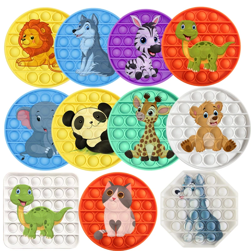 

Fidget Toys Anti Stress Push Pops it Bubble Sensory Animal Fidget Toy Restore Emotions Stress Reliever Toy for Anxiety juguetes