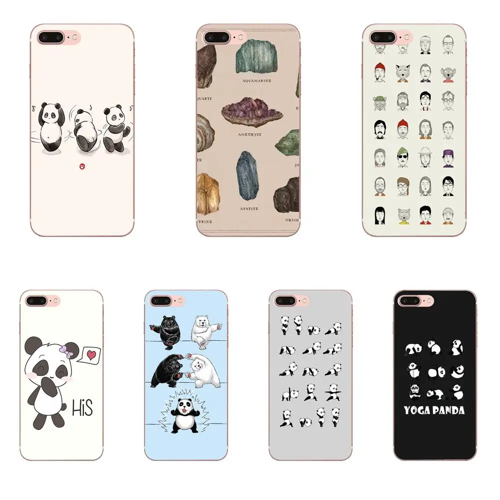 Прекрасная пластиковая панда Йога Черный аналого цифровой преобразователь для