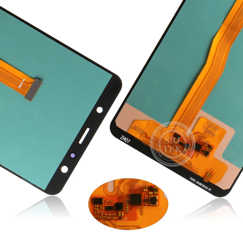 OLED/IPS 6 &quotдля Samsung A7 2018 A750F ЖК дисплей A750 с сенсорным экраном и цифровым