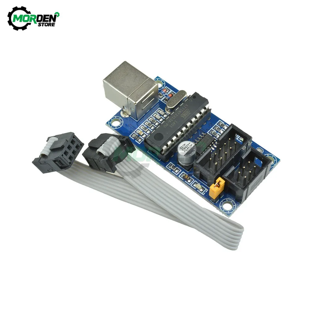 USBTINYISP AVR ISP Downloader USB Programmer Bootloader For Arduino IDE R3 Atmega2560+10pin Programming Wire | Инструменты