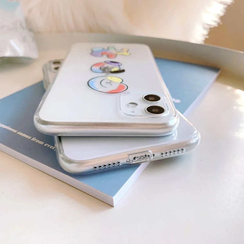 Прозрачный чехол для iPhone 11 Pro Max XR Xs X 7 8 6 6s Puls | Мобильные телефоны и аксессуары