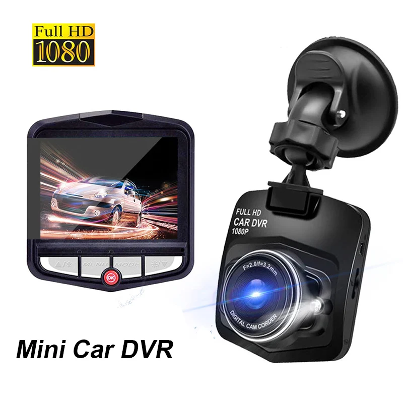 Дешевая Автомобильная камера HD 1080P видеорегистратор Автомобильный DV с ночным