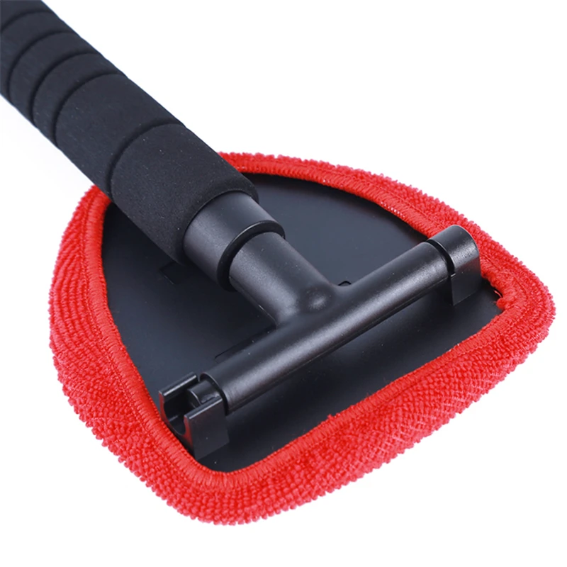 

Microfiber Auto Window Cleaner Long Handle Car Wash Brush Rag Windshield Glass Wiper Car Cleaning Brush Detailing Care