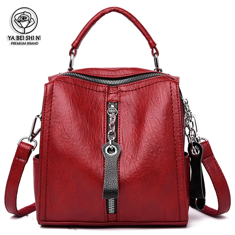 

Модный многофункциональный мини-рюкзак Sac a Dos, школьные сумки для девочек, рюкзаки, женские кожаные рюкзаки, винтажная женская сумка через п...