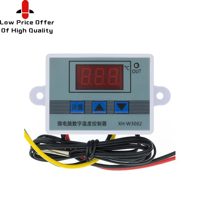 AC110-220V Digital LED Temperature Controller XH-W3001 XH-W3002 XH-W3230 Incubator Cooling Heating Switch Thermostat NTC Sensor |