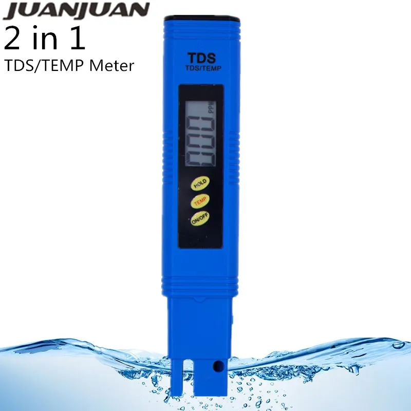 DHL/Fedex 100 шт./лот TDS3/TEMP/PPM LCD Цифровой TDS метр тестер фильтр ручка качество воды