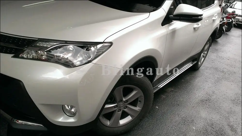Подходит для T.oyota RAV4 2013 2014 2015 2 шт. левая и правая ходовая доска боковые ступени nerf