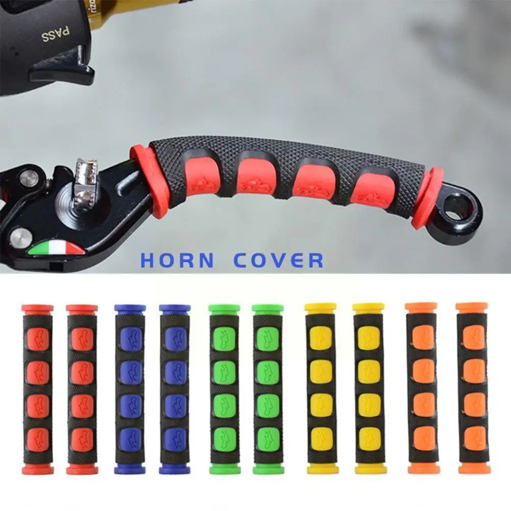 

1 пара Противоскользящих силиконовых чехлов для ручки тормоза, мягкие чехлы для Руля Мотоцикла, велосипеда, защитный чехол для Руля Мотоцик...