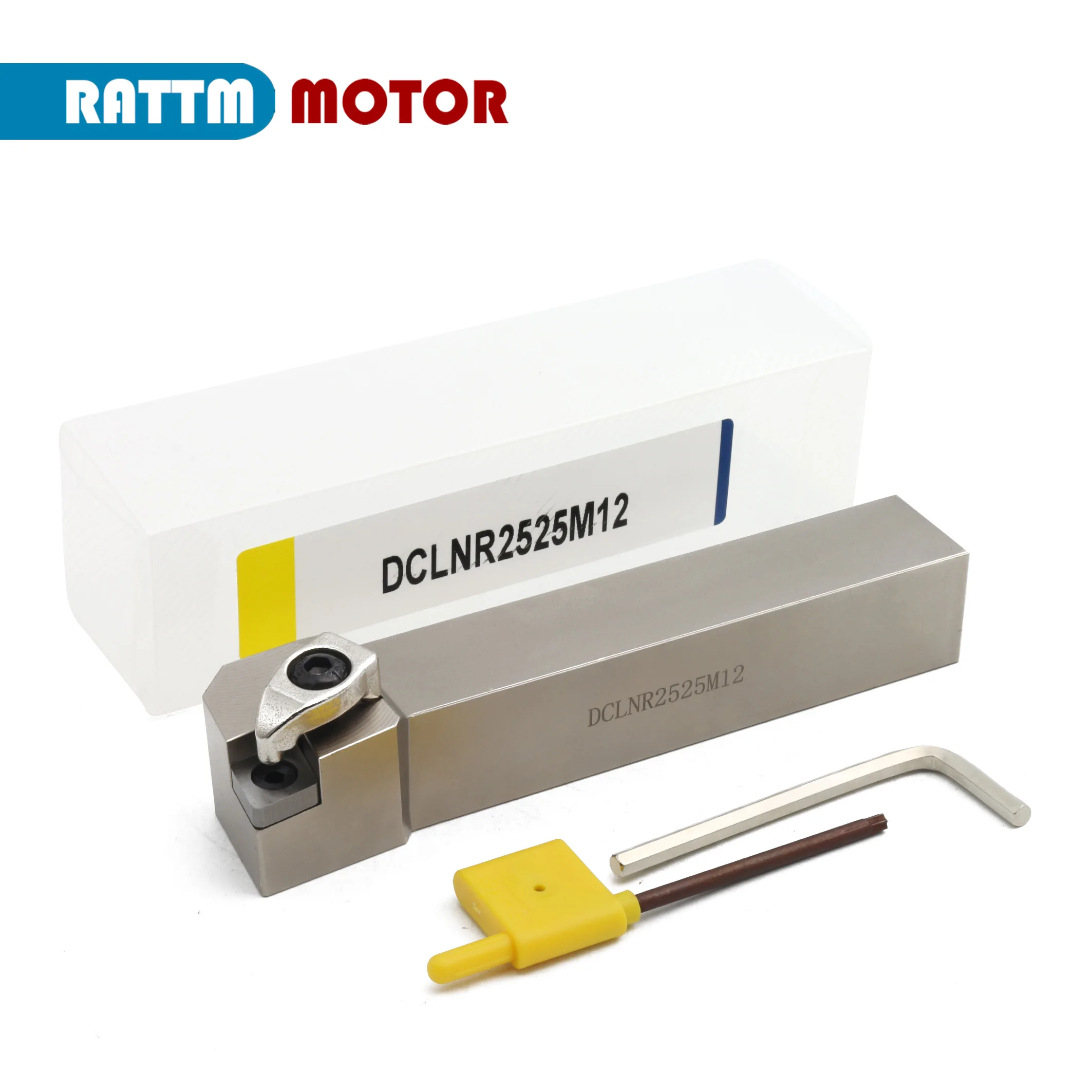 

CNC Lathe Accessories Round Turning Holder Tool With Wrench DCLNR2525M12