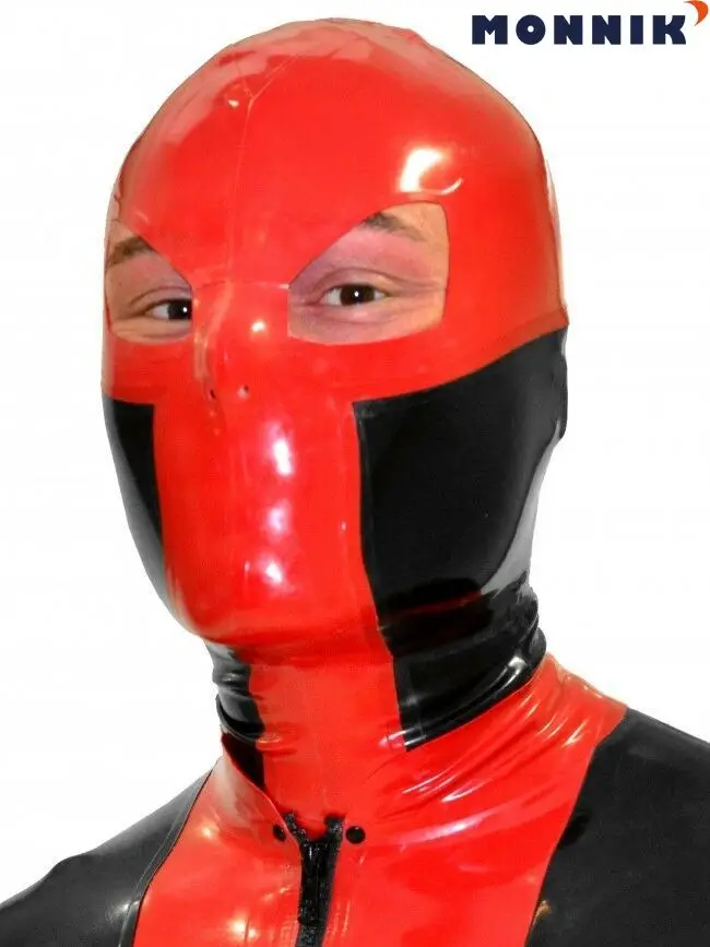 

Латексная Маска MONNIK, сексуальная латексная маска, резиновый капюшон Gummi 0,4 мм для вечеринки, одежда, костюм кошки, уникальный новый
