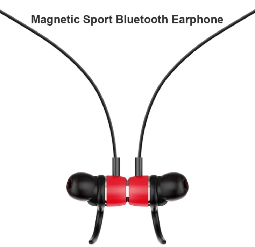 

Neckband Bluetooth Wireless Headset HD Stereo Magnetic Handsfree Waterproof Sports Music Earphone With Mic