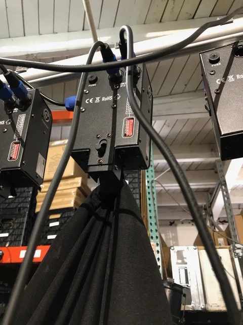 Gigertop TP-D10 дропшипная завеса система более быстрая Un-lock висячий крюк Eletrical/DMX512