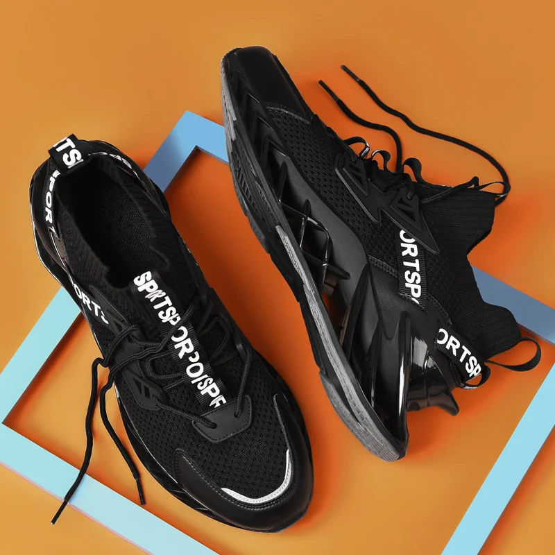 

Blade Sneakers Men Breathable Sport Running Shoes High Quality Tpu Bottom Non-Slip Wear-Resistant Jogging Walking Athletics