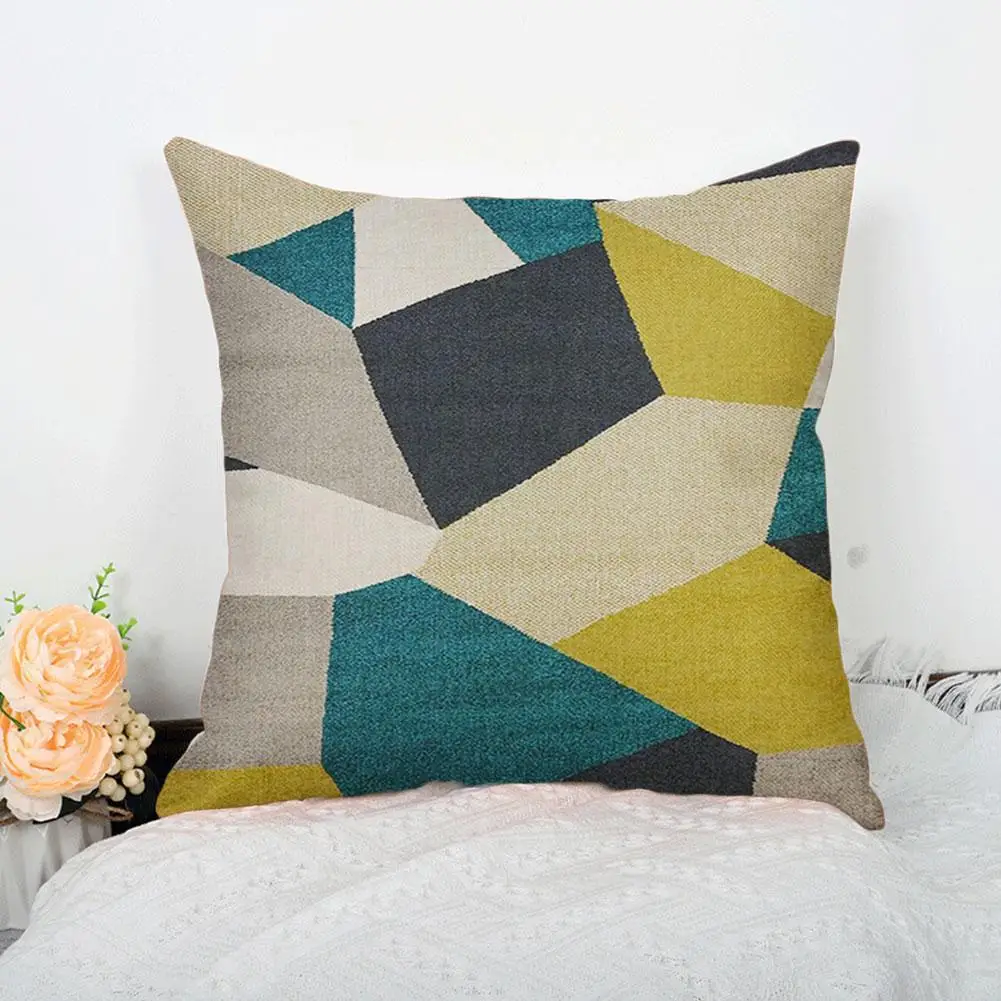 

Irregular Geometric Pattern High Quality Square Bedroom Cushion Decorative Pillowcase Cover Pillow Home Sofa Decor Car Lumb S1E1