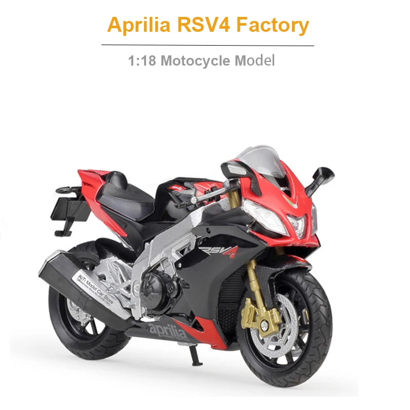 

1:18 Aprilia RSV4 фабричная модель мотоцикла из сплава, мини-модель MTX Mototrax, игрушка для детей, рождественский подарок, мотопредметы мебели