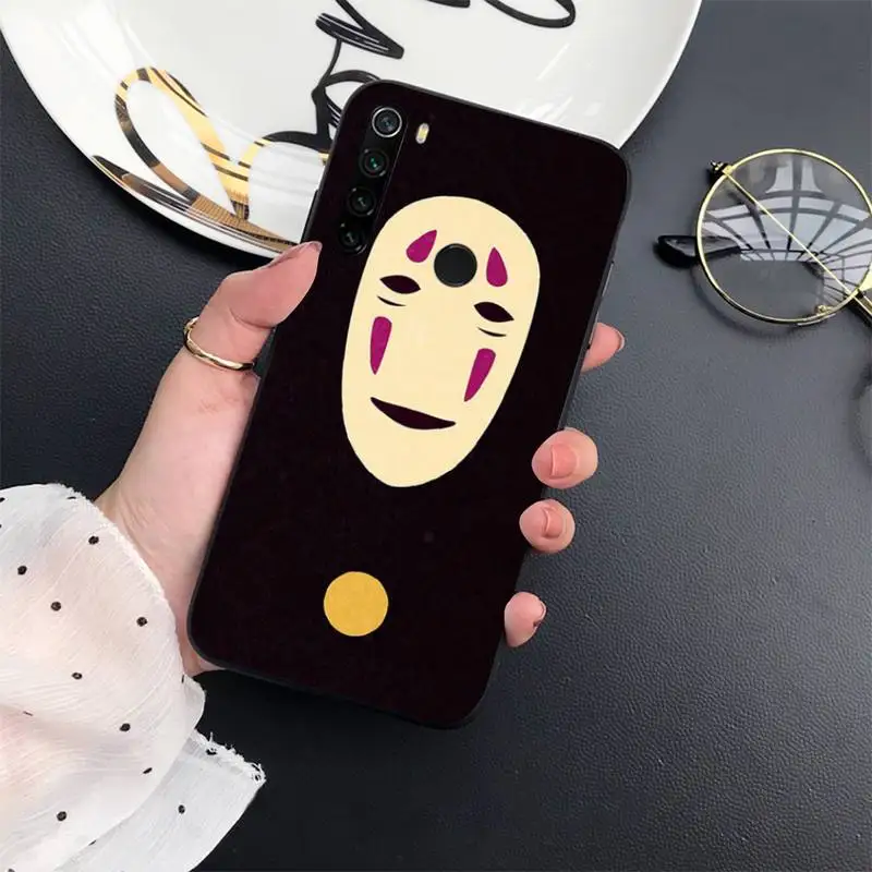 

No Face Man Japan Cartoon Spirited Away Phone Case For Xiaomi Redmi 7 8 9t a3Pro 9se k20 mi8 max3 lite 9 note 9s 10 pro