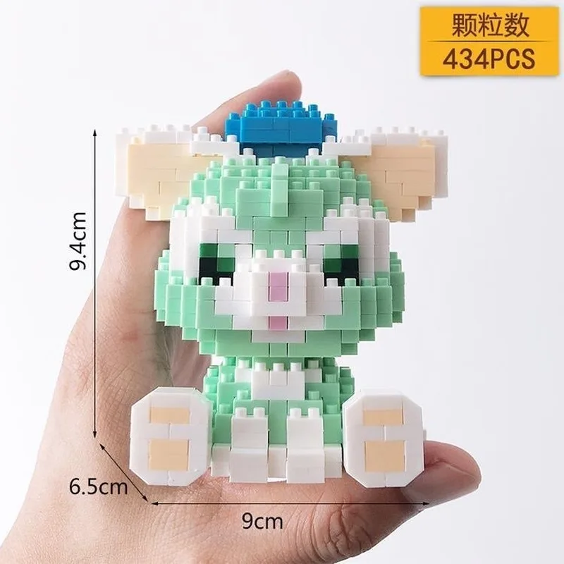 

Disney Series Blocks Micro Small Particle Building Block Compatible with Lego Mickey Minnie Children's Assembled Fancy Toy