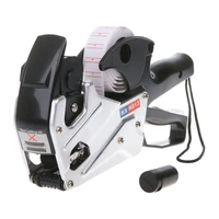 mx h813 a line 8 digits price tag gun labeler labeller label paper for retail store pricing tag display tool ink roller