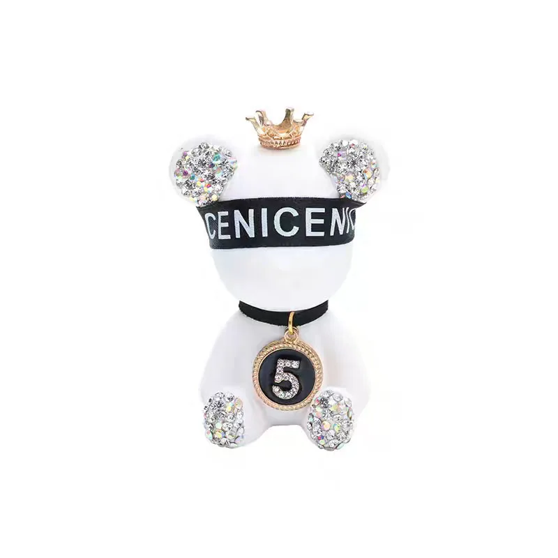 

Creative car decoration plaster diamond-studded bear car ornaments car interior aromatherapy car ornaments