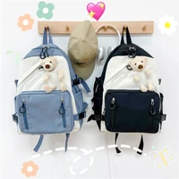 cute large schoolbag female korean harajuku backpack students large capacity fashion outdoor wind shoulder messenger sling bag