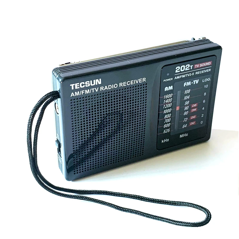 Оригинальный Tecsun бренд Tescun R 202T радио FM MW ТВ мини VS DE13 радио|Радиоприёмники| |