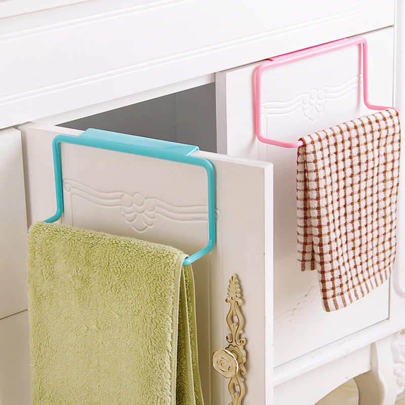 

5/1Pcs Kitchen Organizer Towel Rack Hanging Holder Bathroom Cabinet Cupboard Hanger Shelf For Kitchen Supplies Accessories