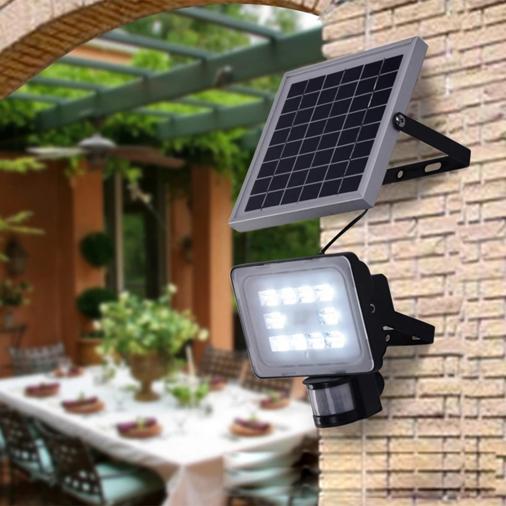 

Floodlight Solar Sensor Light Waterproof Outdoor Garden Lamp Super Bright Radar Motion Split Street Light 10W 20W 30W 50W