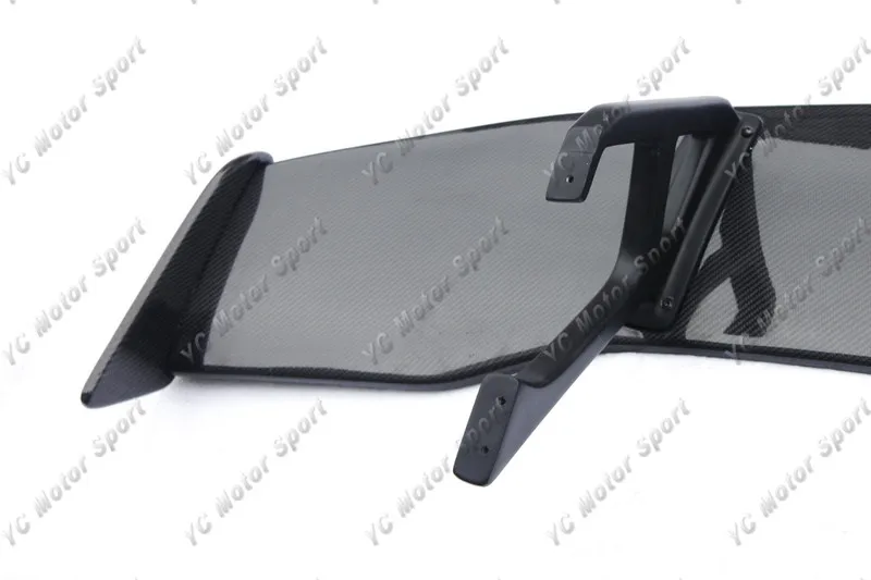Car Accessories Carbon Fiber Rear Spoiler Blade with FRP Stands Fit For 2003-2014 Gallardo LP550 LP560 LP570 D Style GT Wing | Автомобили