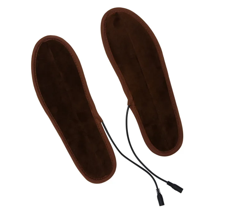 1 пара, новинка, USB, электрическая, плюшевая, меховая, с подогревом, стельки, зимняя, сохраняет тепло, обувь, стелька, размер 36-44