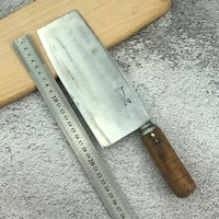 kitchen knife old fashioned carbon steel chinese hand forged household iron knife traditional slicing knife meat cleaver knives