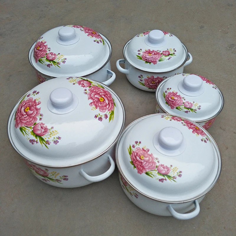 5 шт. кастрюли посуда керамика Пособия по кулинарии горячий горшок нержавеющая