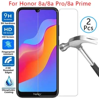 tempered glass screen protector for honor 8a prime pro case cover on honor8a honer onor hono 8 a a8 protective phone coque bag