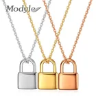 Modyle панк замок ожерелье для мужчин и женщин замок кулон ожерелье заявление в готическом стиле, прохладный, колье, ювелирные изделия
