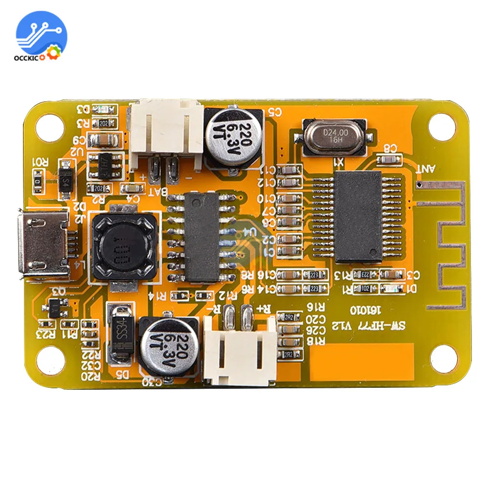 Bluetooth цифровая аудио Плата одноканального усилителя 6 Вт Micro USB мощность DIY Bluetooth Динамик Приемник звук музыкальная доска