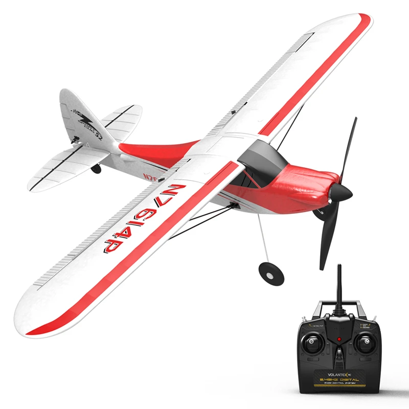 Volantex Sport Cub 500 761 4 мм крыльев RC планер самолет 4CH One Key аэробный тренажер для