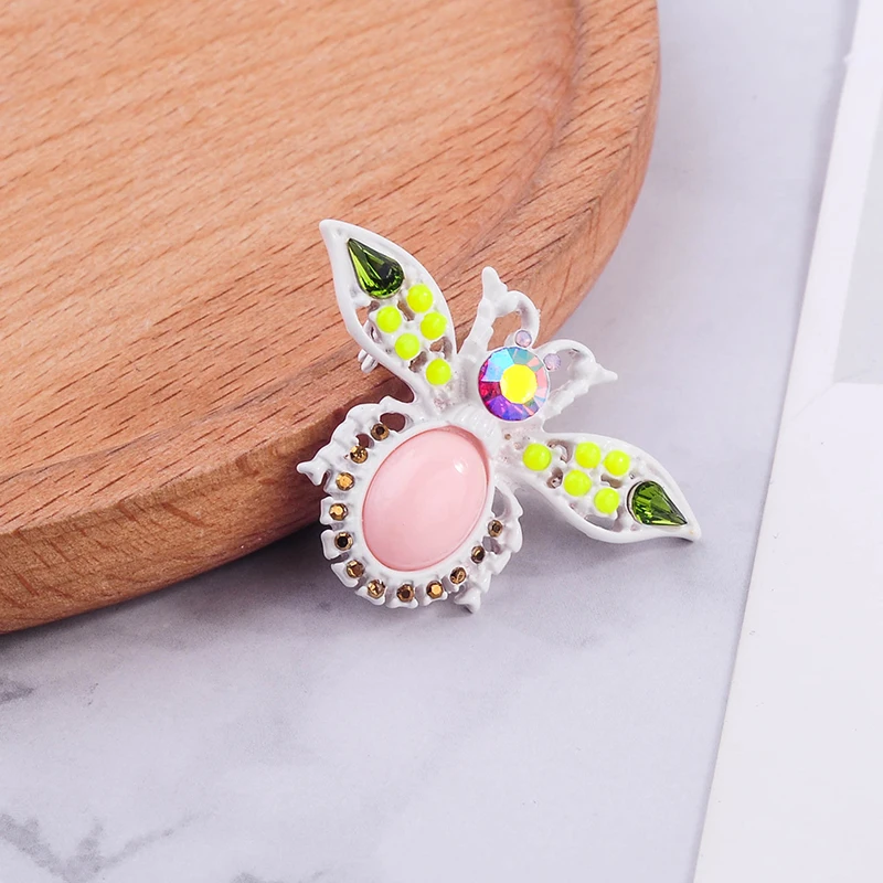 Оптовая продажа красочные милые насекомые Брошь для женщин дизайнерские