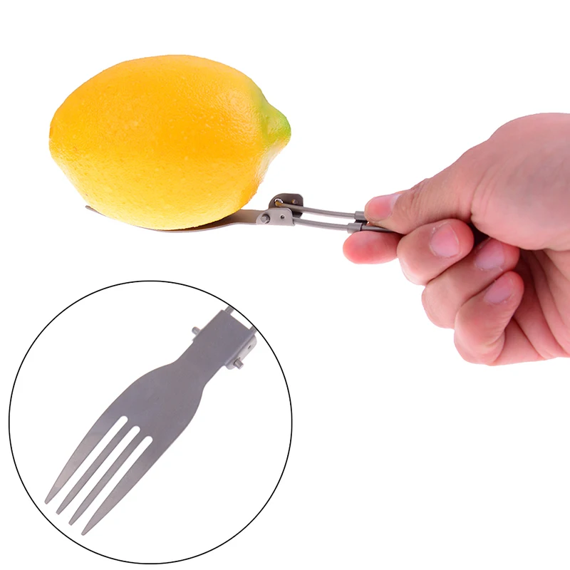 1 шт. портативная складная Титановая Ложка для супа | Спорт и развлечения