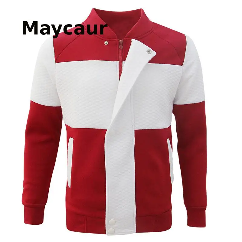 

Бомбер мужской в клетку, куртка на молнии, Повседневная Уличная одежда, приталенный силуэт, пилот, одежда в стиле хип-хоп, весна