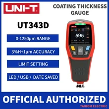 UNI T UT343D Толщиномер цифровой измеритель толщины краски для