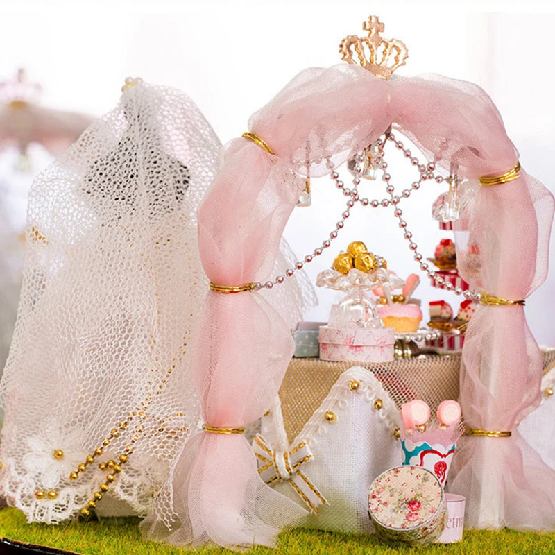 Cutebee DIY миниатюрный дом с мебелью светодиодная музыкальная Пылезащитная крышка