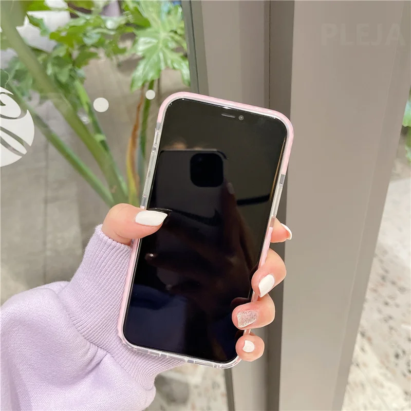 

Fashion Colored clouds Painting Phone Case For iphone 12 mini 11 Pro Max 7 8 plus X XR XS Max SE 2020 Cute Silicone Back Cover