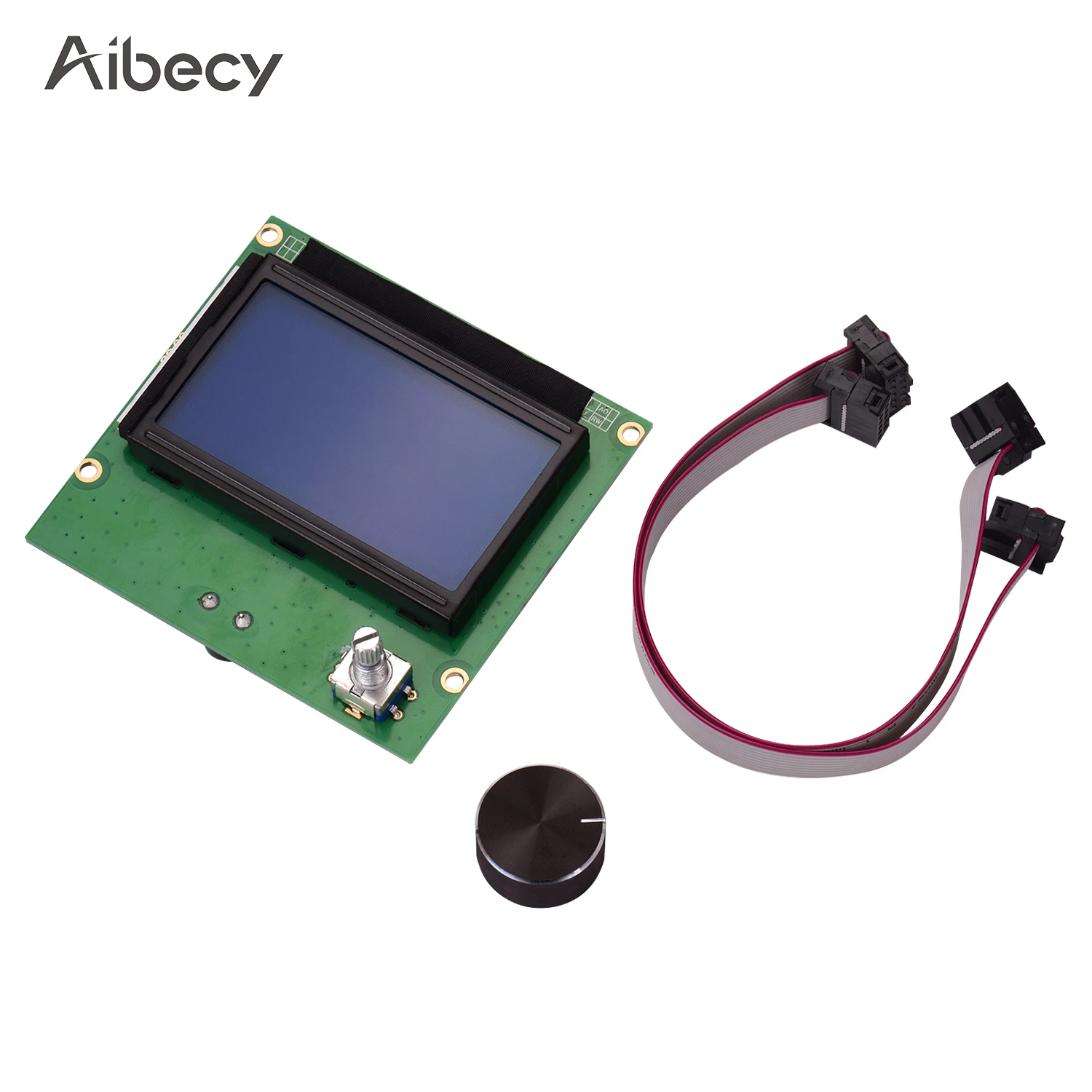 Детали для 3D принтера Aibecy 12864 ЖК дисплей экран с кабелем замена Creality CR 10 S4 S5 Ender 3