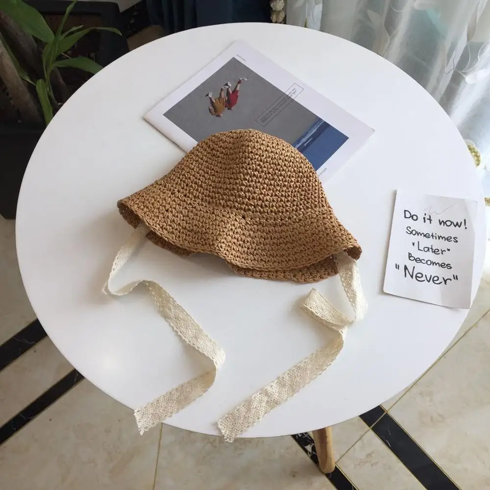 2020 новая соломенная шляпа ручной работы 2 вида цветов детская летняя крутая для