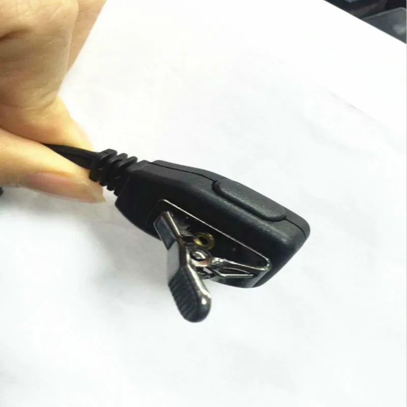 

OPPXUN 5PCS Two-way radio accessory for KENWOOD radio QUANGHENG PUXING HYT TYT Baofeng UV5R 888S walkie-talkie 2-pin PTT headset